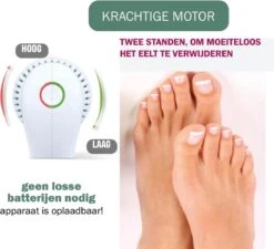 Merkloos Elektrische Eelt Verwijderaar - Voetvijl - Krachtige Motor 2500rpm - Geïntegreerde Zuigfunctie - Usb Oplaadbaar - 3 Vijlschijven - Nieuw Model 2021 -Gillette Winkel 1200x1091 10