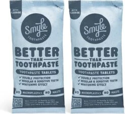 Smyle - Tandpasta Tabletten - Navulling - Met Fluoride - Tandpasta Tabs - 250 Stuk(s) - Plastic-vrij