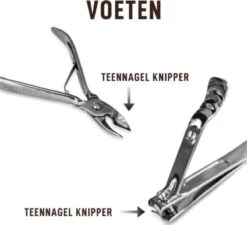 Merkloos 10-Delige Manicureset - Pedicure Set - Nagelverzorging Kit - Nagelvijl - Nagelknipper - Opbergetui - Reisset - Nageltang - Voetverzorging -Gillette Winkel 1200x1092 4