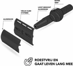 Bamboozy Safety Razor + 20 Scheermesjes Aluminium Zwart Black Unisex Voor Mannen Vrouwen Scheermes -Gillette Winkel 1200x1092 5