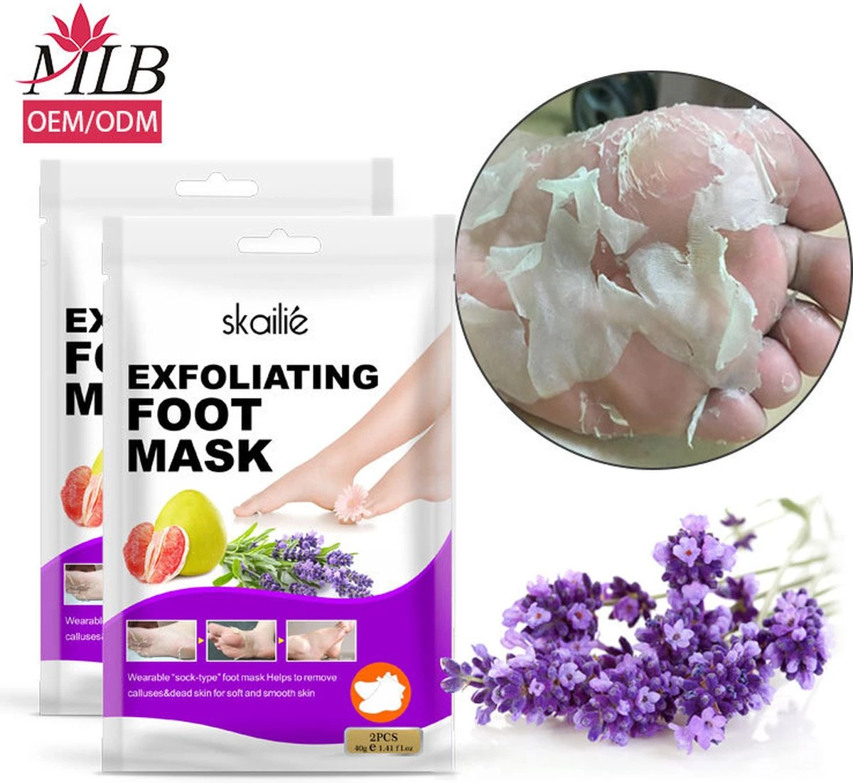 Eeltsokken - Voetmasker - Eeltsokken Voeten - Eelt Verwijderaar - Heerlijk Zachte Voeten - 4 Stuks 4 Eeltsokken - Voetmasker - Eeltsokken Voeten - Eelt Verwijderaar - Heerlijk Zachte Voeten - 4 Stuks - Afbeelding 2
