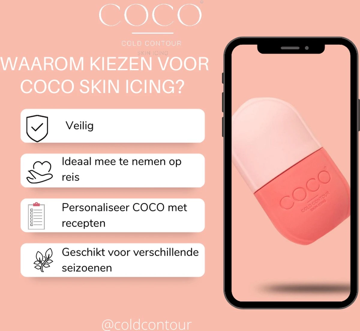 COLDCONTOUR - Skin Ice Roller Gezicht- Facial Icing- Roze - Aftersun- Cadeautip - Anti Rimpel- Ice Globes - Ijs Gezicht - Gezichtsmassage Roller - Huidverjongingsapparaat - Anti Aging- Cadeau 21 COLDCONTOUR - Skin Ice Roller Gezicht- Facial Icing- Roze - Aftersun- Cadeautip - Anti Rimpel- Ice Globes - Ijs Gezicht - Gezichtsmassage Roller - Huidverjongingsapparaat - Anti Aging- Cadeau - Afbeelding 19