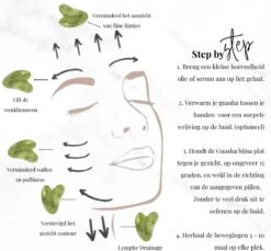 YUBBI™ Jade Gua Sha Set - Groene Jade Gezichtsroller - Schraper - Gezichtsverzorging - 4 Stuks - Inclusief Instructies -Gillette Winkel 1200x1112