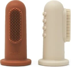 Mushie Finger Toothbrush Clay/Sand - Vingertandenborstel Baby - 2 Stuks Per Verpakking - Tandenborstel Siliconen 35 Mushie Finger Toothbrush Clay/Sand - Vingertandenborstel Baby - 2 Stuks Per Verpakking - Tandenborstel Siliconen -Gillette Winkel 1200x1124 1