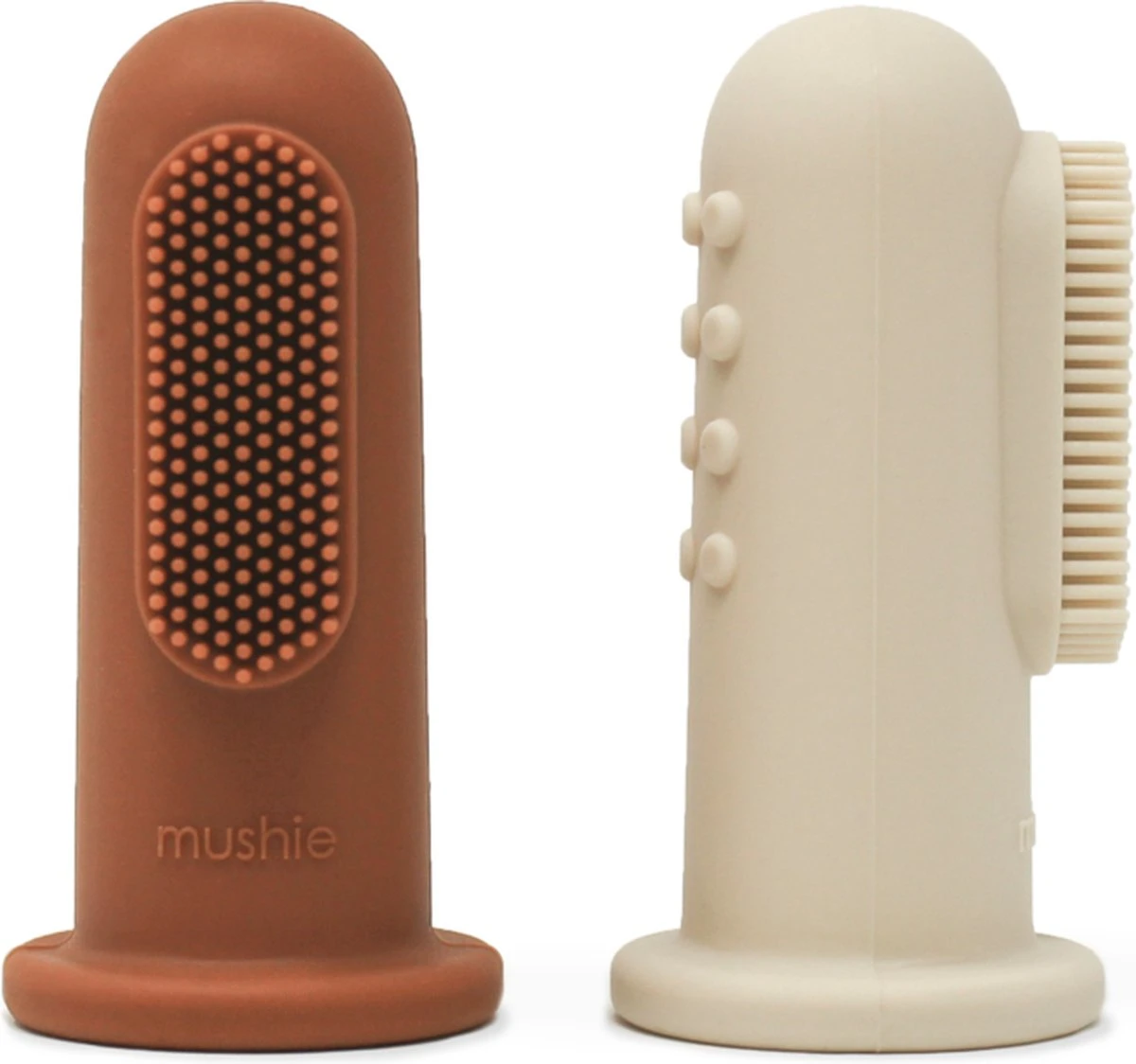 Mushie Finger Toothbrush Clay/Sand - Vingertandenborstel Baby - 2 Stuks Per Verpakking - Tandenborstel Siliconen 16 Mushie Finger Toothbrush Clay/Sand - Vingertandenborstel Baby - 2 Stuks Per Verpakking - Tandenborstel Siliconen - Afbeelding 14