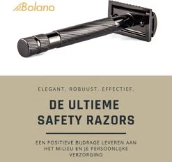 Bolano® Safety Razor Set Black Metallic + 25 Double Edge Scheermesjes + Houder - Klassiek Scheermes Voor Mannen En Vrouwen - Messing 23 Bolano® Safety Razor Set Black Metallic + 25 Double Edge Scheermesjes + Houder - Klassiek Scheermes Voor Mannen En Vrouwen - Messing -Gillette Winkel 1200x1125 14