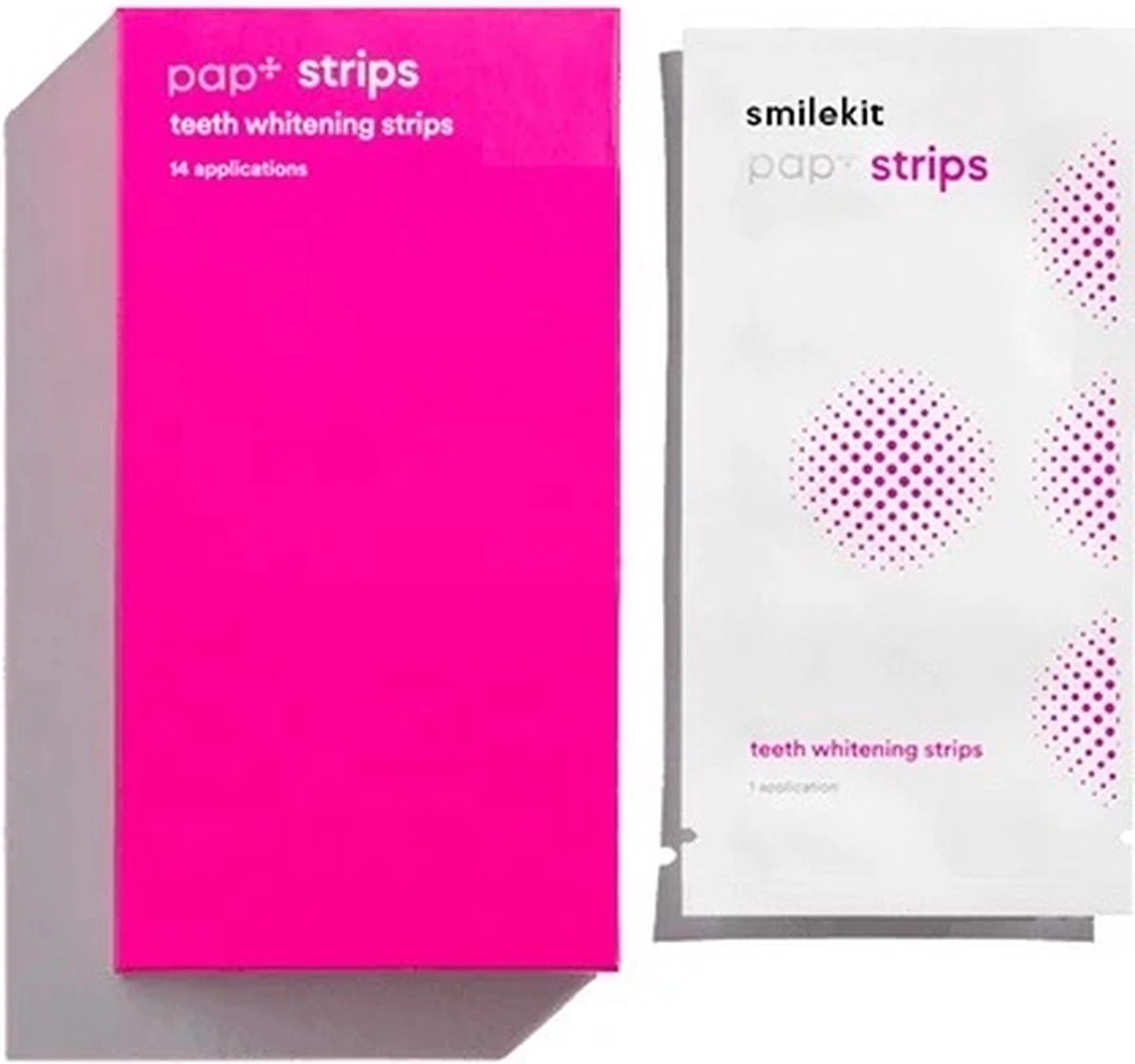 PAP+ Teeth Whitening Strips - Witte Tanden - Tanden Bleken - Tandenbleek Strips 4 PAP+ Teeth Whitening Strips - Witte Tanden - Tanden Bleken - Tandenbleek Strips - Afbeelding 2