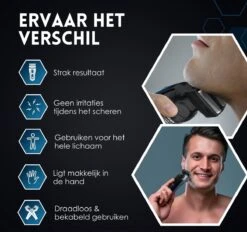 Beeperfect® 5 In 1 Baardtrimmer Voor Mannen - Incl. 5 Opzetstukken - Trimmer - Bodygroomer - Neus En Oortrimmer - 0.5-10MM - Gratis Baardkam 15 Beeperfect® 5 In 1 Baardtrimmer Voor Mannen - Incl. 5 Opzetstukken - Trimmer - Bodygroomer - Neus En Oortrimmer - 0.5-10MM - Gratis Baardkam -Gillette Winkel 1200x1127 3