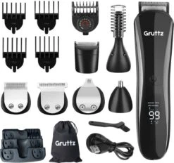 Gruttz - 11 In 1 Baardtrimmer Voor Mannen - Inclusief Reistas - Trimmer Baard Neus Oor En Lichaam - Bodygroomer Mannen 13 Gruttz - 11 In 1 Baardtrimmer Voor Mannen - Inclusief Reistas - Trimmer Baard Neus Oor En Lichaam - Bodygroomer Mannen -Gillette Winkel 1200x1128 9