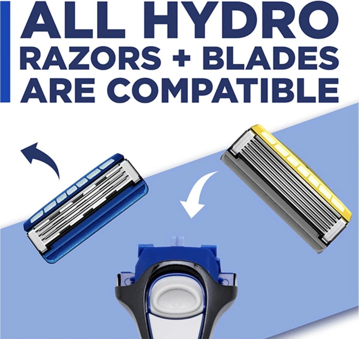 Wilkinson Sword Hydro 3 Scheermesjes Skin Protection 8 Stuks 7 Wilkinson Sword Hydro 3 Scheermesjes Skin Protection 8 Stuks - Afbeelding 5