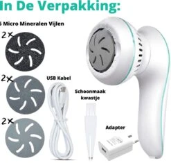 Forgoods Elektrische Eelt Verwijderaar Met Stofzuigsysteem - Eeltverwijderaar - USB Oplaadbaar - Krachtigste Motor Op De Markt - IPX7 Waterbestendig - Voetvijl - Inclusief Adapter - Extra 2 Sets Vijlschijven - Model 2023 -Gillette Winkel 1200x1140 5