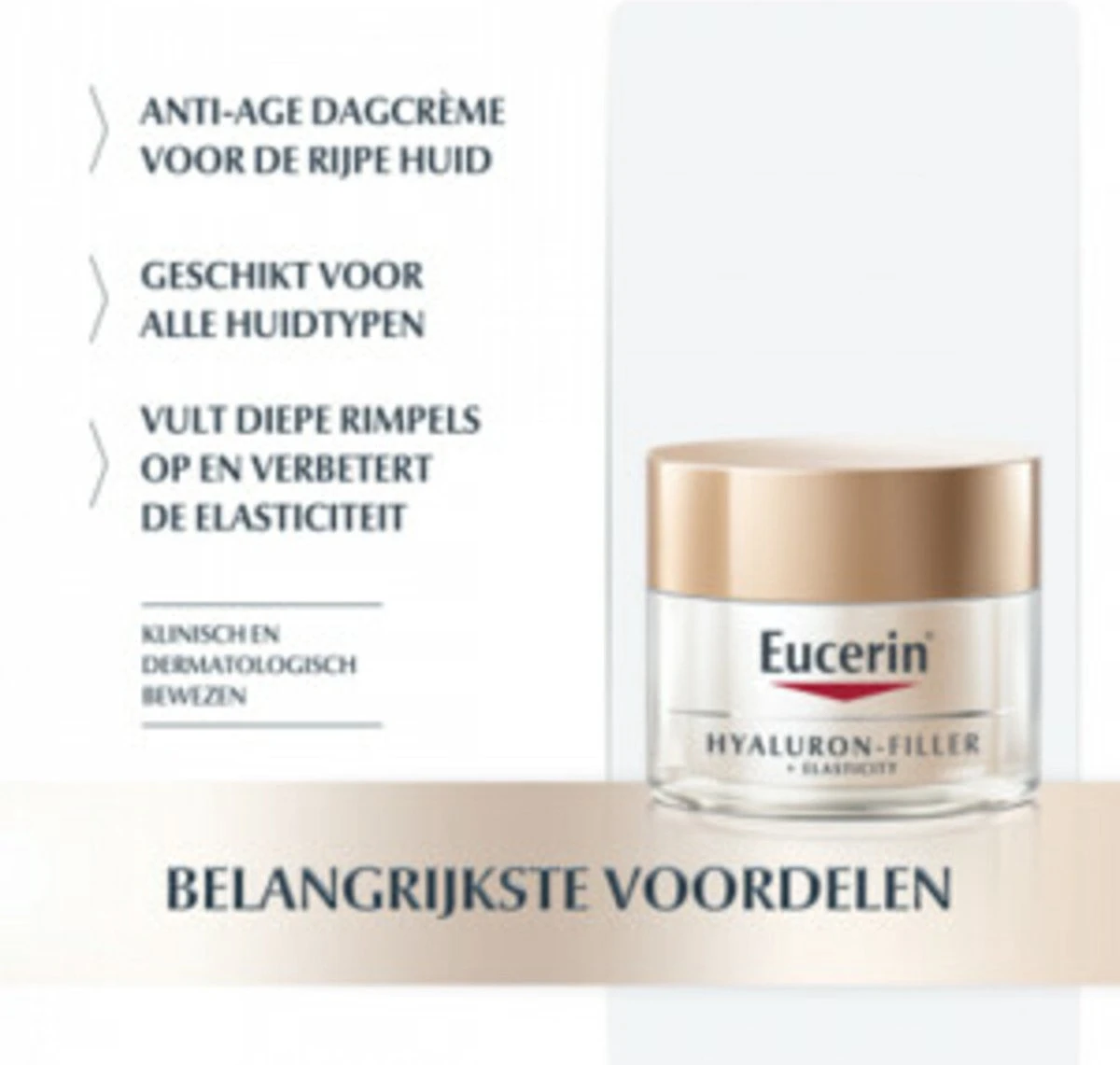 Eucerin Hyaluron-Filler + Elasticity Dagcrème SPF30 Thiamidol 3 Eucerin Hyaluron-Filler + Elasticity Dagcrème SPF30 Thiamidol