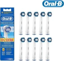 Oral B Oral-B Precison Clean Opzetborstels - 8 +2 Stuks 30 Oral B Oral-B Precison Clean Opzetborstels - 8 +2 Stuks -Gillette Winkel 1200x1143 1