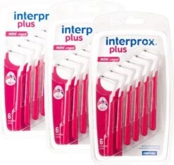 3x Interprox Plus Mini Conical 2-4 Mm Rood Blister à 6 Ragers -Gillette Winkel 1200x1144