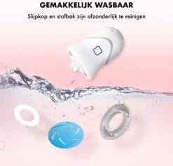 DynaBright Elektrische Eeltverwijderaar Met Stofzuigsysteem - Inc. 3 Vlijlschijven - 2 Standen - Voetvijl - Eeltvijl - Eelt Verwijderaar -USB Oplaadbaar - Geïntegreerde Zuigfunctie -Gillette Winkel 1200x1152 15