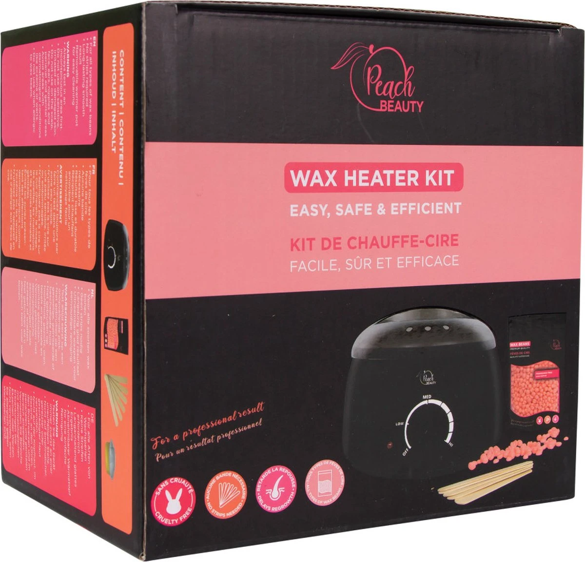 PeachBeauty® Waxapparaat Starterkit - Professionele Harsverwarmer Voor Thuis 7 PeachBeauty® Waxapparaat Starterkit - Professionele Harsverwarmer Voor Thuis - Afbeelding 5