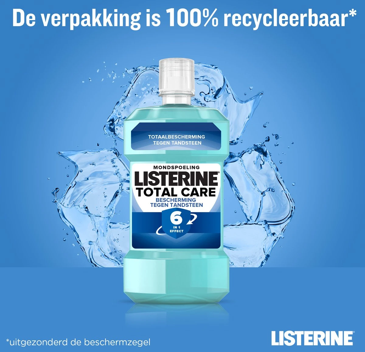 LISTERINE Total Care Bescherming Tegen Tandsteen: Mondspoeling Voor Complete Bescherming Tegen De Opbouw Van Tandsteen Met 6-in-1 Effect - Met Essentiële Oliën, Fluoride En Zinkformule, 3 X 500 Ml 9 LISTERINE Total Care Bescherming Tegen Tandsteen: Mondspoeling Voor Complete Bescherming Tegen De Opbouw Van Tandsteen Met 6-in-1 Effect - Met Essentiële Oliën, Fluoride En Zinkformule, 3 X 500 Ml - Afbeelding 7