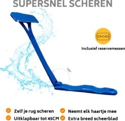 Duurzaam Rug Scheermes Incl. Mesjes - Voor Rug Scheren - Benen Scheren - Rughaar Verwijderen - Back & Body Shaver -Gillette Winkel 1200x1158 10
