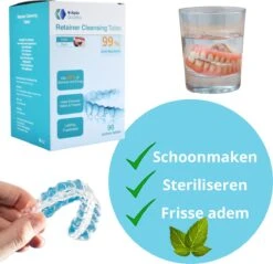 Dr. Ortho Reinigingstabletten 96 Stuks - Bitje - Tanden - Beugel - Kunstgebit - Voordeelverpakking -Gillette Winkel 1200x1159