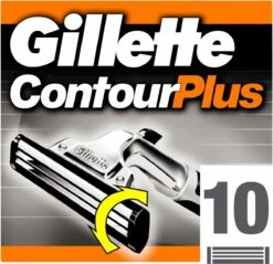 Gillette® Gillette Contour Plus - 10 Stuks - Wegwerpscheermesjes