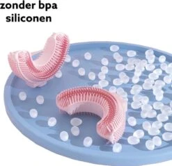 Medies - 360° U-vormige Kindertandenborstel Regenboog Roze | Baby Tandenborstel | Kindertandenborstel | Peuter Tandenborstel | U-vorm - Siliconen - Bpa Free - 2 Tot 7 Jaar -Gillette Winkel 1200x1162 2