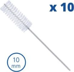 Lactona Interdentaal Ragers - X-Large 10mm - Transparant - 2 Gripzak X 5 Stuks - Voordeelpakket