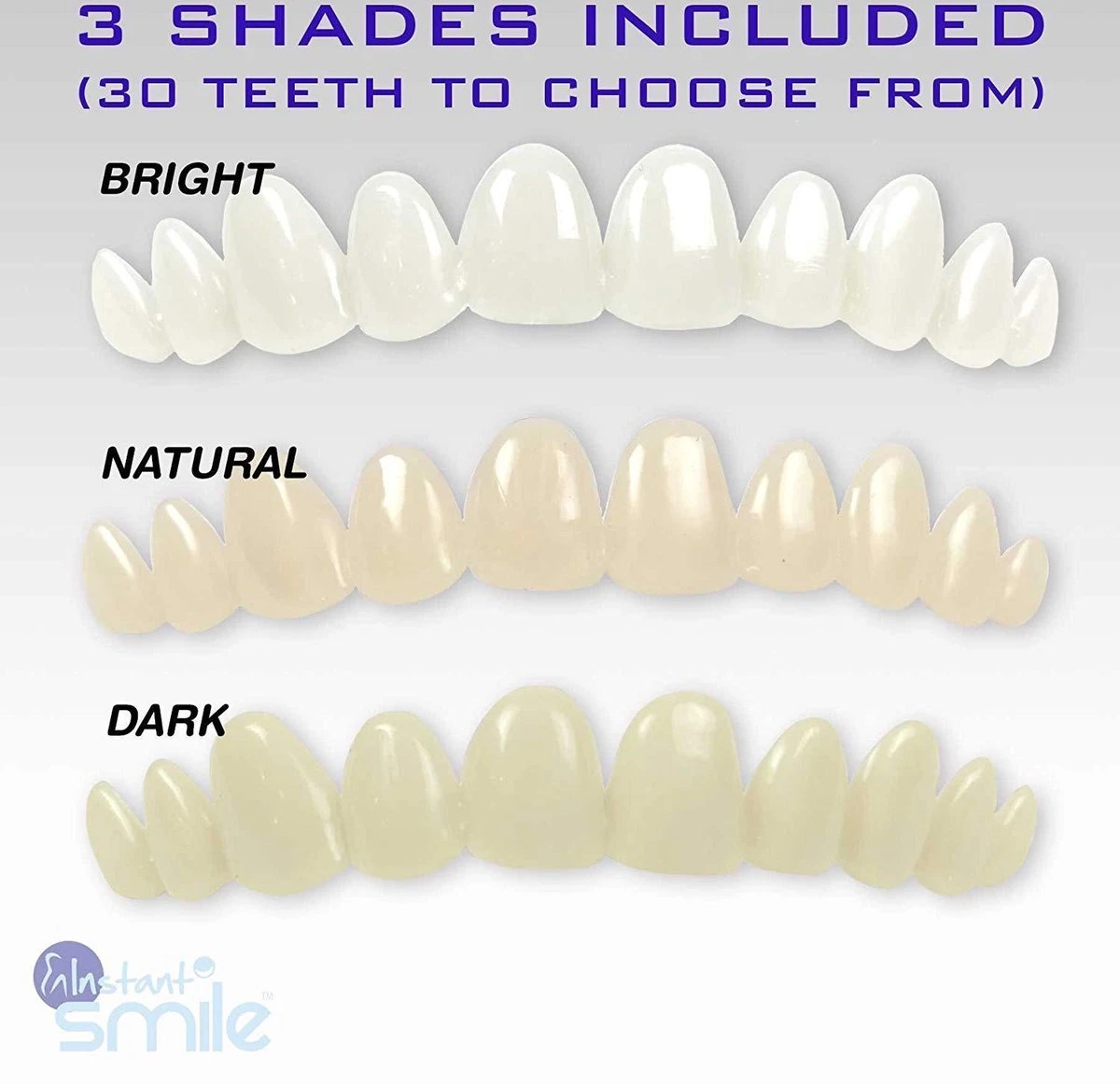 Tand Afgebroken Reparatie Kit InstantSmile Gebit (goedkope Kunstgebit) - Multi Shade 4 Tand Afgebroken Reparatie Kit InstantSmile Gebit (goedkope Kunstgebit) - Multi Shade - Afbeelding 2