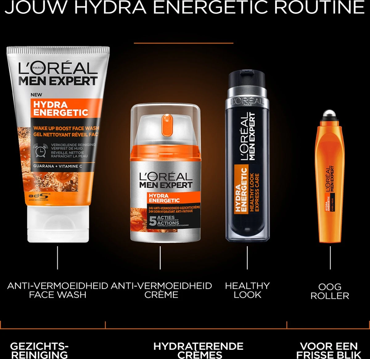 L’Oréal Paris Men Expert Hydra Energetic Oogcrème Oogroller - 10 Ml 6 L’Oréal Paris Men Expert Hydra Energetic Oogcrème Oogroller - 10 Ml - Afbeelding 4