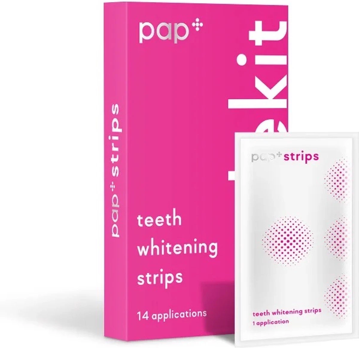 PAP+ Teeth Whitening Strips - Witte Tanden - Tanden Bleken - Tandenbleek Strips 3 PAP+ Teeth Whitening Strips - Witte Tanden - Tanden Bleken - Tandenbleek Strips