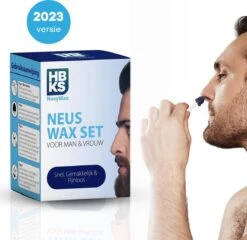 HBKS Neuswax - Ontharings Neus Wax Set- Neusontharing - Neushaartjes Verwijderen - Neushaar Waxen - Nose Wax Kit - 100gr Wax Beans