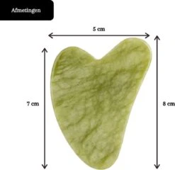 Demiracle® Pure Jade Gua Sha – Schraper - Massagehulpmiddel – Gezichtsmassage – Massage – Jade Roller - Face Roller – Ontspanning -Gillette Winkel 1200x1166 6