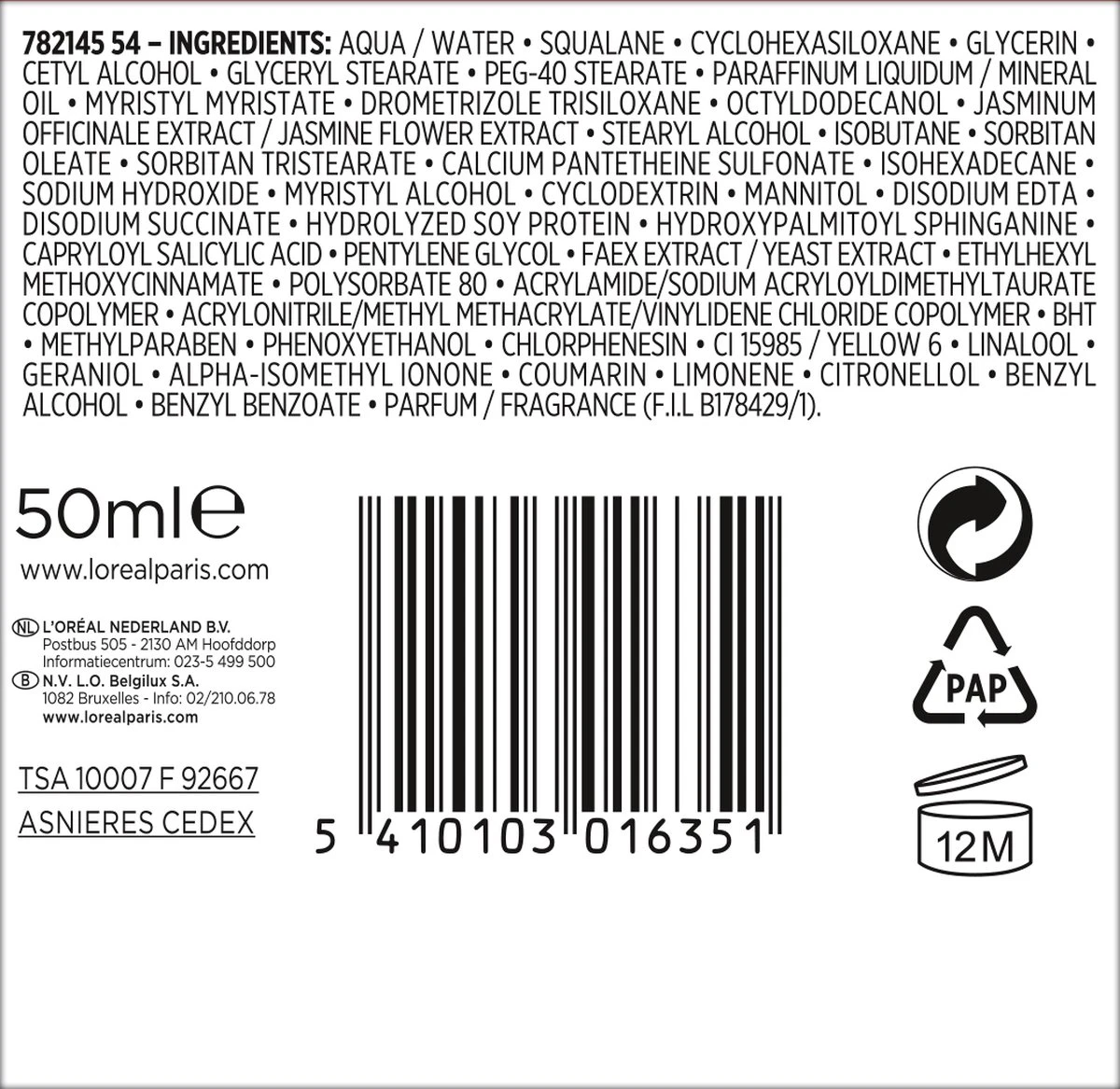 L’Oréal Paris Age Perfect Collageen Expert Verstevigende Dagcrème - 50ml 12 L’Oréal Paris Age Perfect Collageen Expert Verstevigende Dagcrème - 50ml - Afbeelding 10