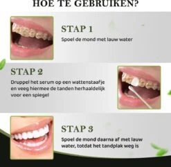 Teeth Whitening Serum Met 10 Wattenstaafjes - Tandenbleker - Teeth Whitening Strips - Tanden Witten - Tandenblekers - Witte Tanden - 10ml - Valentijnsdag Cadeau -Gillette Winkel 1200x1170