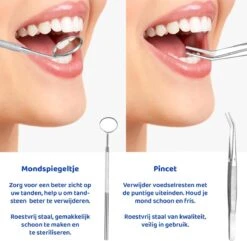 ExCorn Elektrische Tandsteen Verwijderaar - Inclusief 6-delig Tandartsset - 3 Standen - Elektrisch Tandplak Verwijderen - Tanden Polijsten -Gillette Winkel 1200x1171 2