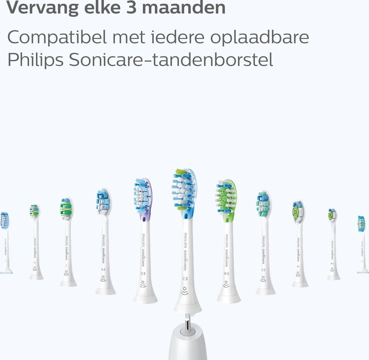 Philips Sonicare C3 Premium Plaque Defense HX9044/17 - Opzetborstel - 4 Stuks 10 Philips Sonicare C3 Premium Plaque Defense HX9044/17 - Opzetborstel - 4 Stuks - Afbeelding 8