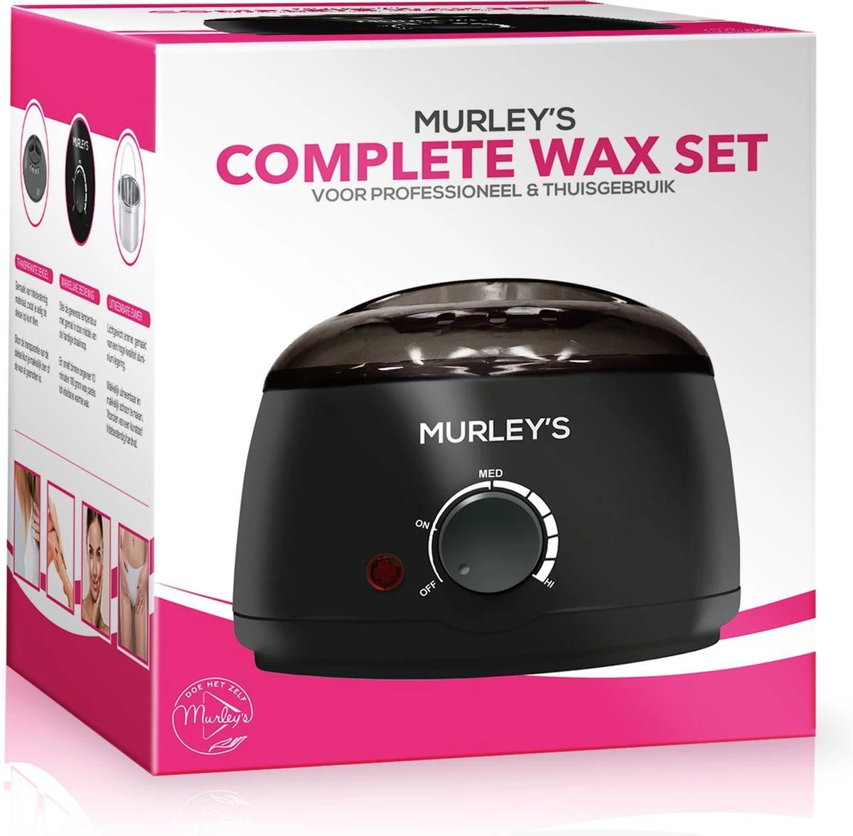 MURLEY'S Wax Apparaat Ontharen Set 500 Gram Waxbonen, Pre En Afterspray (2x 60ml) En 30 Houten Spatels Voor Lichaam En Gezicht 8 MURLEY'S Wax Apparaat Ontharen Set 500 Gram Waxbonen, Pre En Afterspray (2x 60ml) En 30 Houten Spatels Voor Lichaam En Gezicht - Afbeelding 6