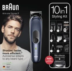 Braun Multigroomer 7 MGK7330 - 10in1 Trimmer Voor Mannen - Baard + Haar 21 Braun Multigroomer 7 MGK7330 - 10in1 Trimmer Voor Mannen - Baard + Haar -Gillette Winkel 1200x1177 13