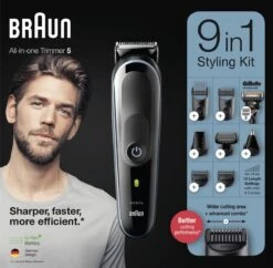 Braun Multigroomer 5 MGK5380 - 9in1 Trimmer Voor Mannen - Baard + Haar 18 Braun Multigroomer 5 MGK5380 - 9in1 Trimmer Voor Mannen - Baard + Haar -Gillette Winkel 1200x1177 16