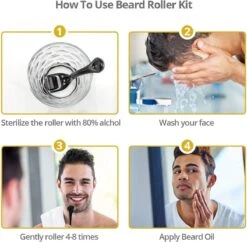 Kingsowned Derma Roller 1.5 Mm, 540 Naalden - Steriel Verpakt - Hoge Kwaliteit Chirurgisch Staal - Bewezen Effectief Tegen Rimpels, Acne Littekens, En Cellulitis & Stimulatie Van Haargroei Op De Hoofdhuid, Baardgroei -Gillette Winkel 1200x1178 10