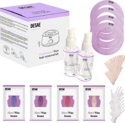 Premium Wax Set Inclusief 400gr Wax Bonen - Pre- & After-Wax Spray - 20 Aanbreng Spatels -Gillette Winkel 1200x1179 23