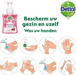 Dettol - Handzeep - Zachte Mousse - Antibacterieel - Roos & Kersenbloesem - 6 X 250 Ml -Gillette Winkel 1200x1180 18