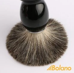 Bolano® Premium Duurzaam Scheerkwast Black Wood - Klassiek Scheerkwast Voor Mannen En Vrouwen - 100% Soepel Haar Voor Een Optimale Verdeling -Gillette Winkel 1200x1182 12