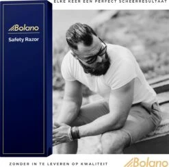 Bolano® Safety Razor Black Metallic + 25 Double Edge Scheermesjes - Klassiek Scheermes Voor Mannen En Vrouwen - Messing -Gillette Winkel 1200x1184 17