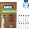 Oral B Oral-B CrossAction - Met CleanMaximiser-technologie - Opzetborstels - 10 Stuks - Brievenbusverpakking -Gillette Winkel 1200x1184 2