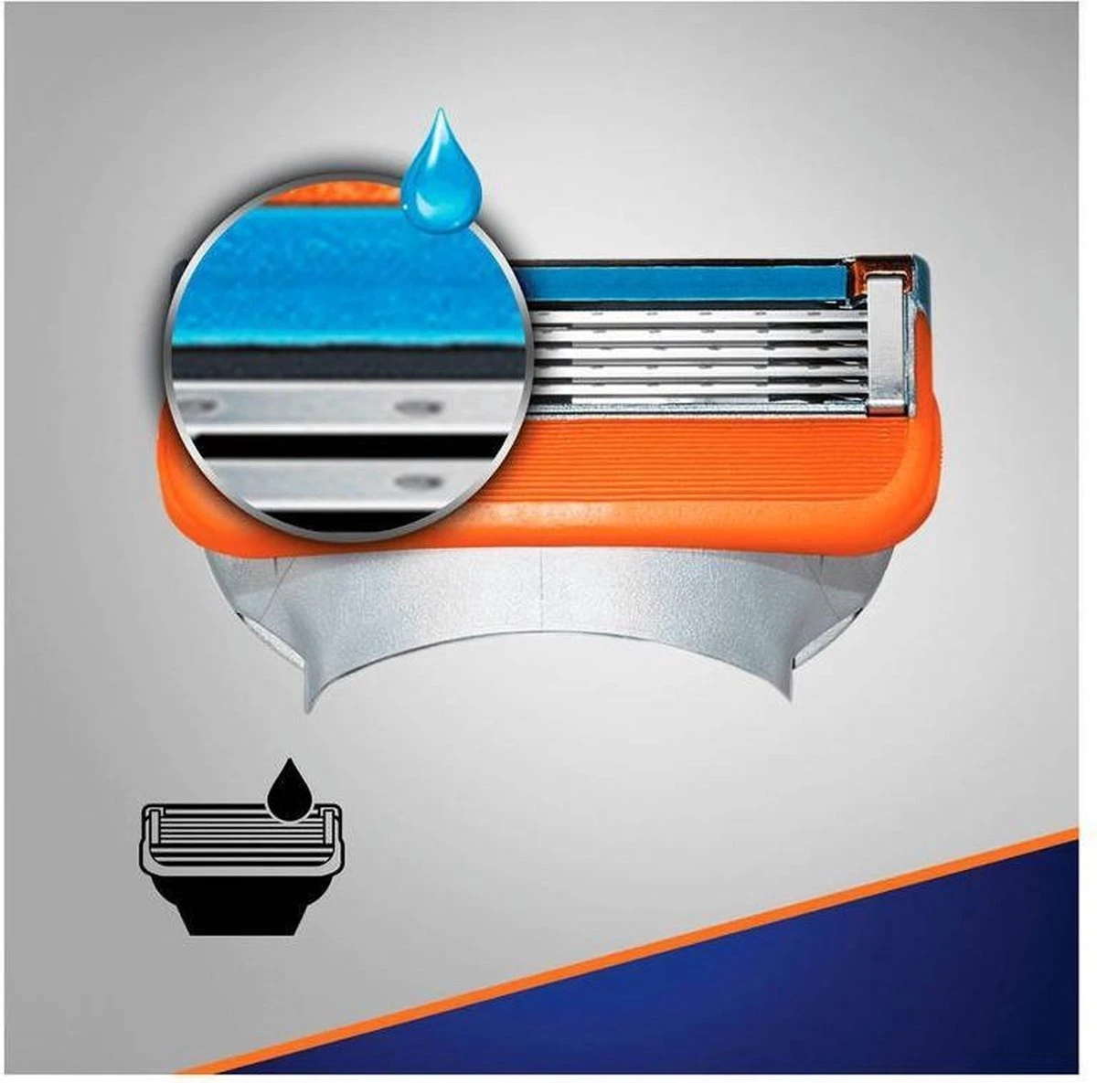 Gillette® Gillette Fusion5 Navulmesjes - Voordeelverpakking 18 Stuks 5 Gillette® Gillette Fusion5 Navulmesjes - Voordeelverpakking 18 Stuks - Afbeelding 3