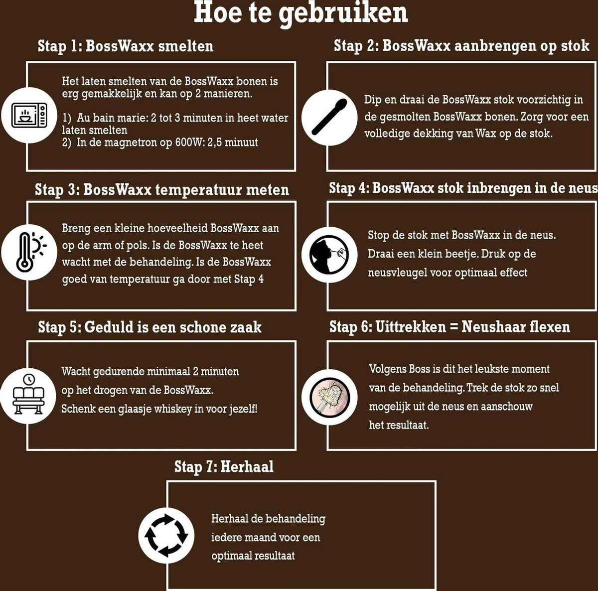 BossWax - Neusontharing Set - Nose Wax Kit - Neuswax - Ontharingswax - 7 Maanden Neusvrij - Speciaal Voor Mannen 12 BossWax - Neusontharing Set - Nose Wax Kit - Neuswax - Ontharingswax - 7 Maanden Neusvrij - Speciaal Voor Mannen - Afbeelding 10