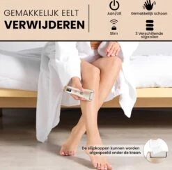 BAESS Elektrische Eeltverwijderaar - 3 Slijprollen - Afzuiging - Oplaadbaar - Goud -Gillette Winkel 1200x1187 8