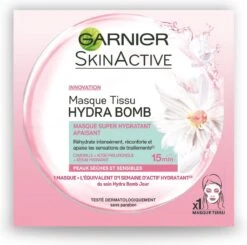 Garnier SkinActive Tissue Gezichtsmasker Hydraterend & Kalmerend - 1 Stuks -Gillette Winkel 1200x1191 11
