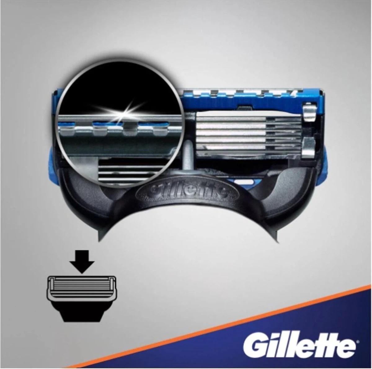 Gillette® Gillette - Fusion 5 - ProGlide - Scheermejses/Navulmesjes - 8 Stuks 6 Gillette® Gillette - Fusion 5 - ProGlide - Scheermejses/Navulmesjes - 8 Stuks - Afbeelding 4