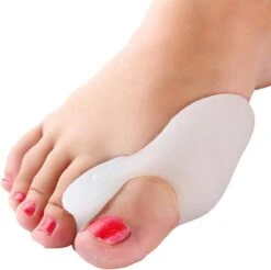 Merkloos Hallux Valgus Siliconen Teencorrector/Spreider En Beschermer Grote Teen – Siliconen Teenspreiders (Per Paar) - Beigeig -Gillette Winkel 1200x1195 10